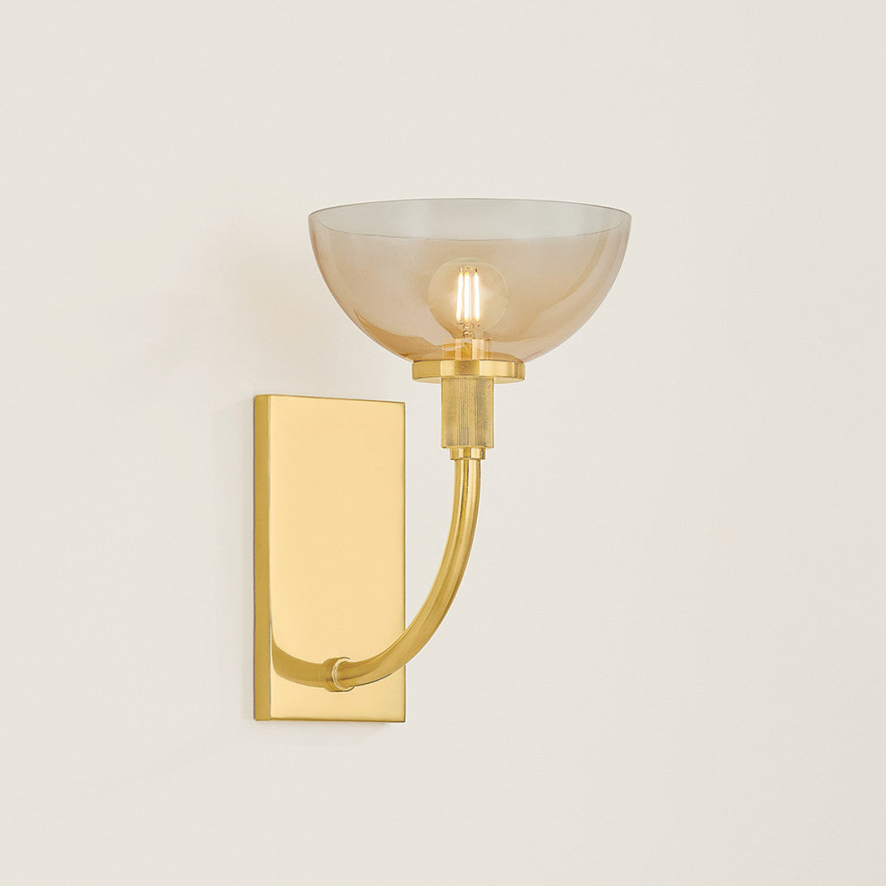Mitzi Eva Wall Sconce Aged Brass