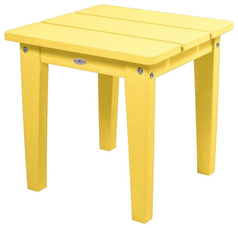 Adirondack Small Side Table, Sunbeam Yellow