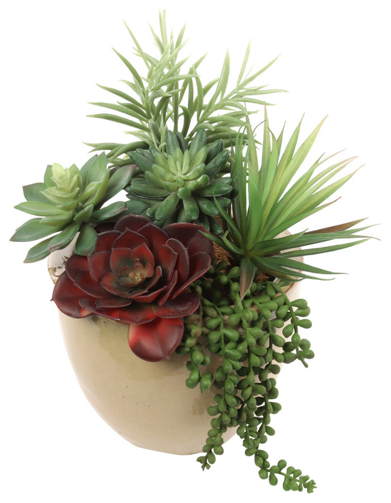 Succulent Assortment Picks, Six Pack Natural Sized Artificial Plants