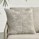 Shades Recycled Fabric Fabric Throw Pillow by Kosas Home, Ivory, 22x22