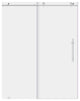 ULTRA-C Collection Frameless 10mm Clear Tempered Glass Shower Doors, Chrome, 56-60"x76"