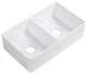 Trieste 32" Double Basin Farmhouse Apron Kitchen Sink