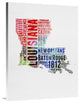 "Louisiana Watercolor Word Cloud" Fine Art Print