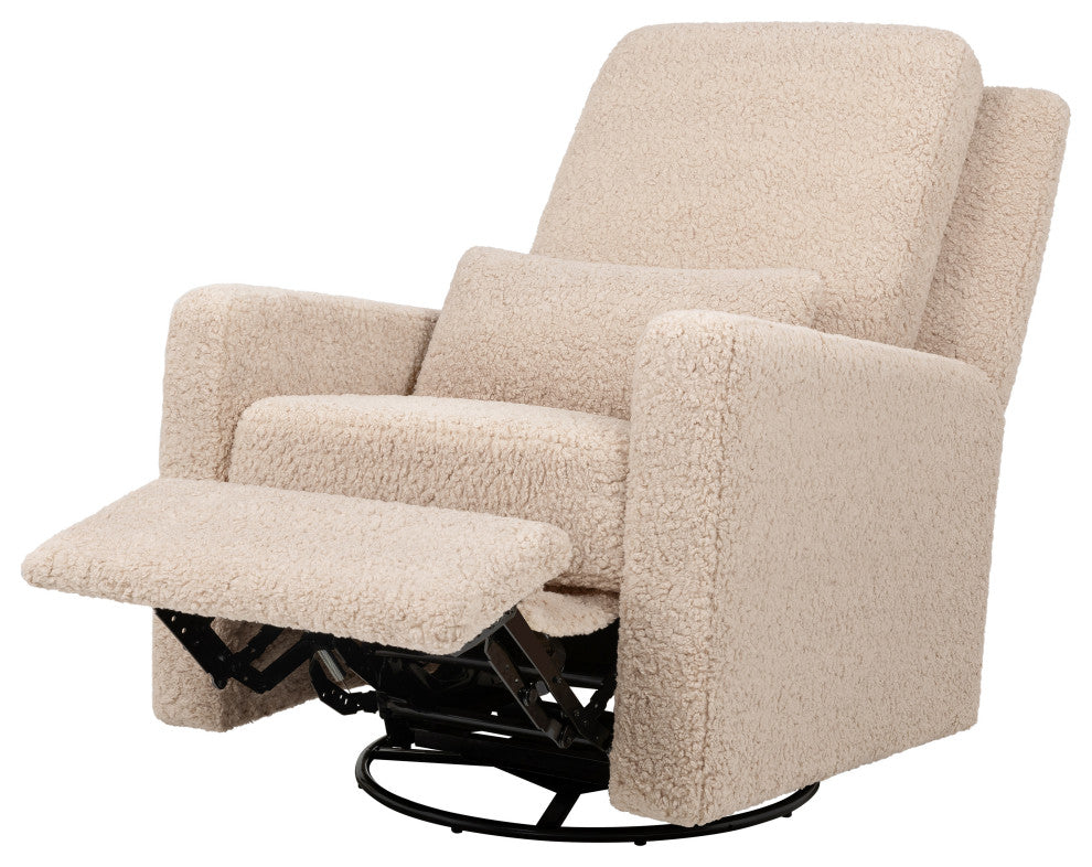 Sigi Recliner and Swivel Glider, Shearling, Chai Shearling