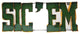 Baylor Bears Sicem Recycled Wall Decor