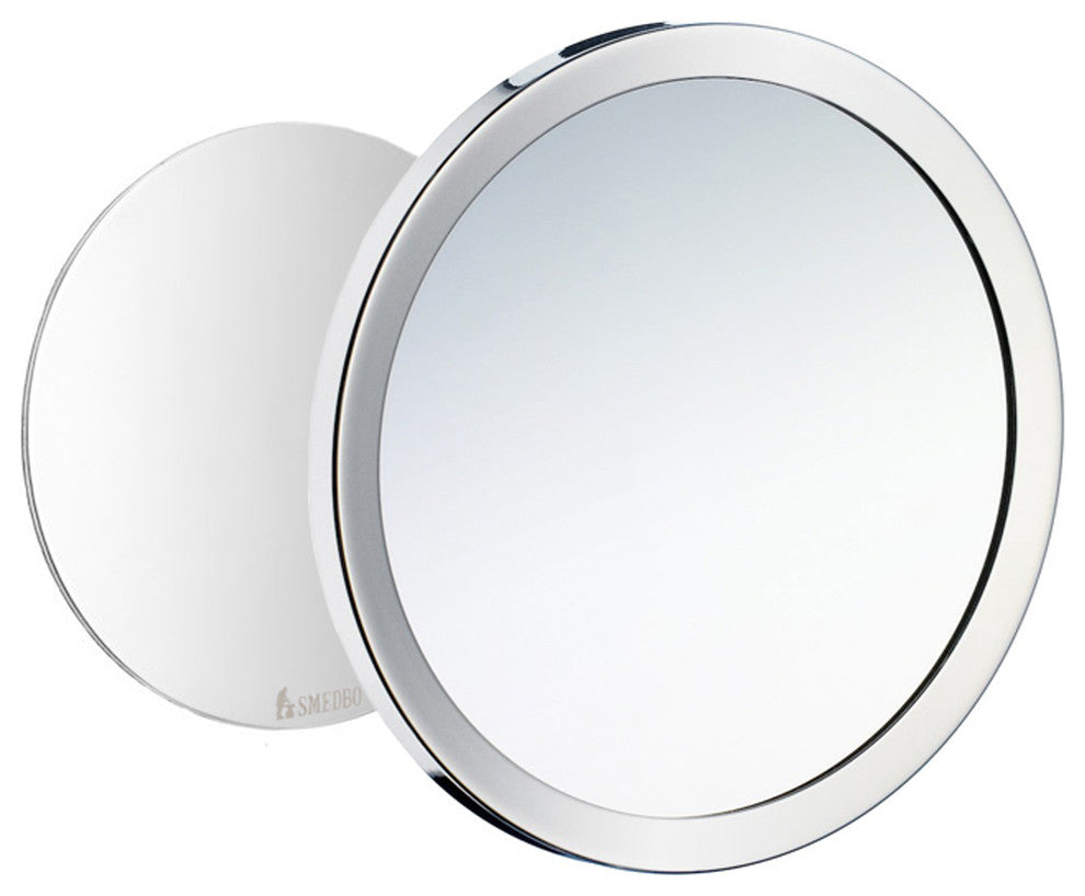 Outline Shaving/Make-Up Mirror Self Adhesive/Magnetic Chrome