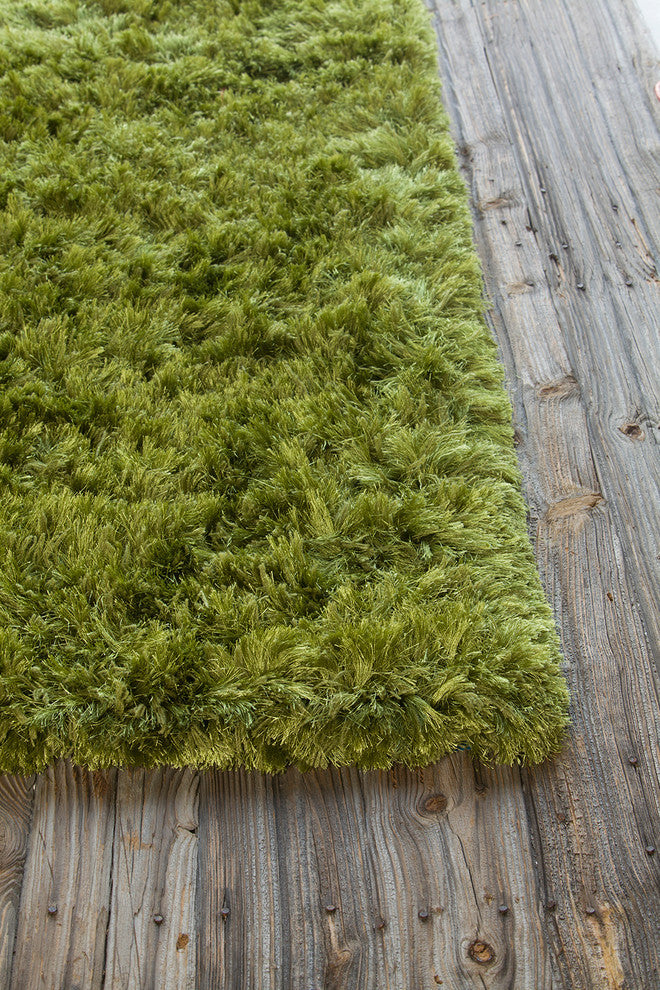 Celecot Contemporary Area Rug, Green, 5'x7'6" Rectangle