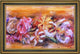 Pierre Auguste Renoir Garland of Flowers Framed Premium Canvas Print, 16"x24"