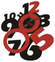 Modern Home Self Adhesive DIY 3D Wall Clock - Crazy Eight