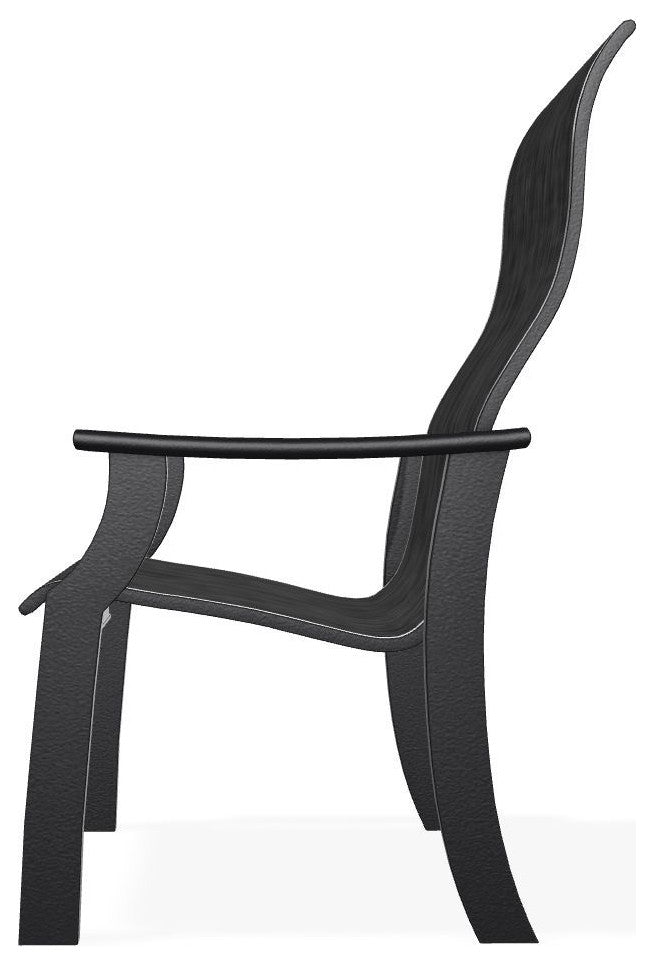 St. Catherine Sling Outdoor Armchair, Augustine Shadow/Black