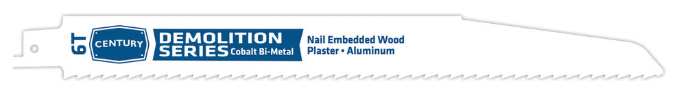 Bi-Metal Reciprocating Saw Blades, Set of 5, 9"