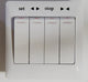 4 Button Wall Switch For Remote Control Roller Shade Or Dual Track