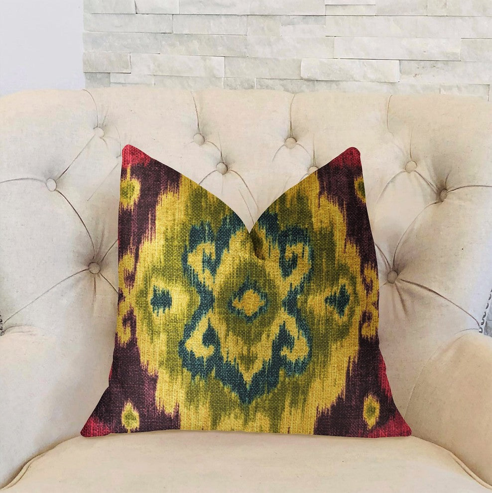 Destiny Multicolor Luxury Throw Pillow, 20"x20"