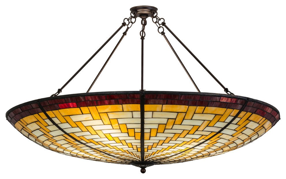 48W Basket Weave Inverted Pendant