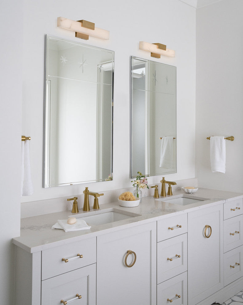 Hinkley Cadiz Medium Led Vanity, Heritage Brass