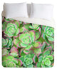 Deny Designs Lisa Argyropoulos Succulents Color Duvet Cover - Lightweight
