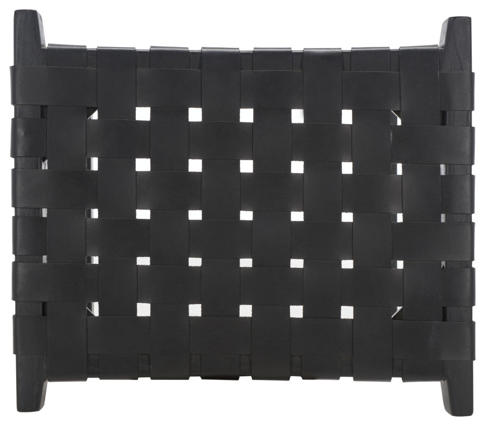 Safavieh Abreu Rectangle Counter Stool, Black