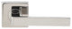 Tokyo Lever, Half Passage, RH, Polished Stainless Steel, 2-3/8" Backset