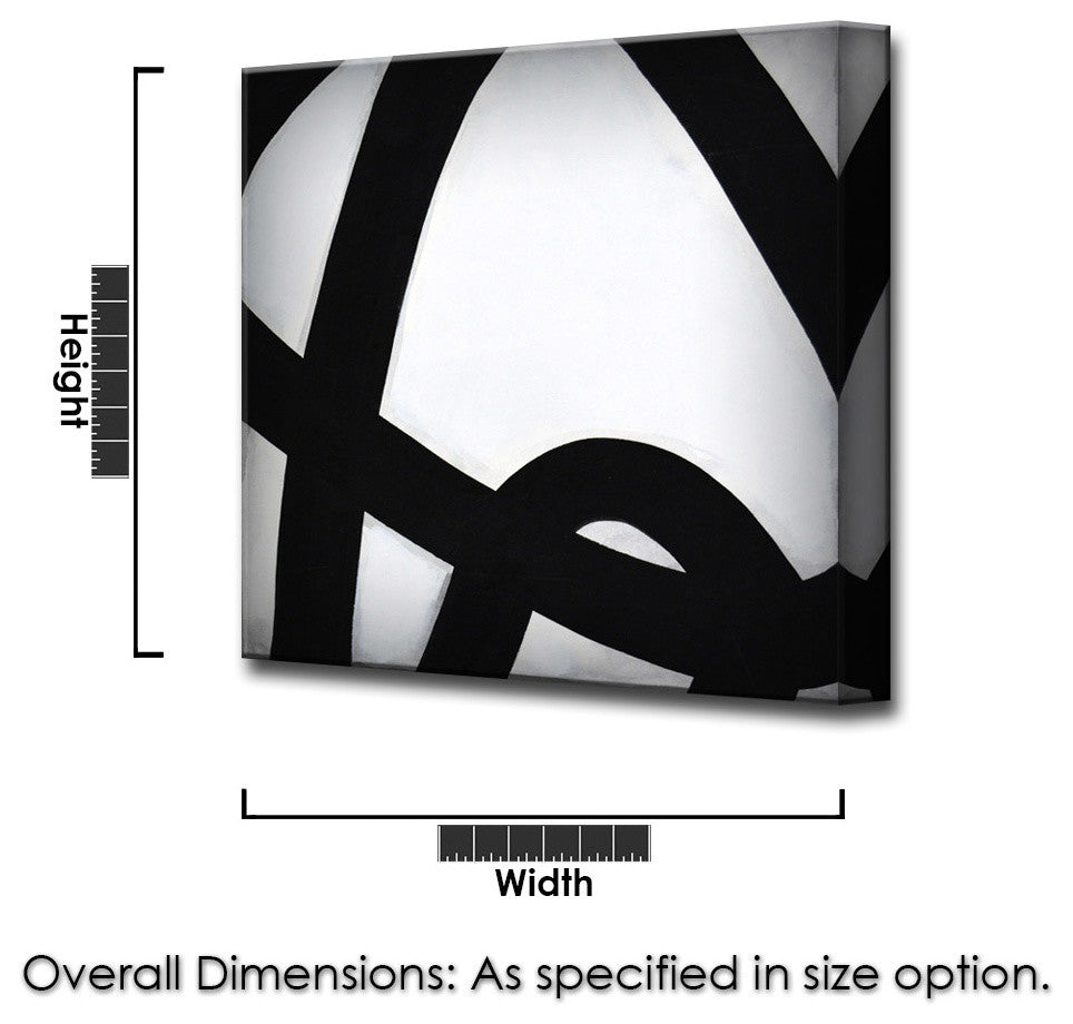 Ready2HangArt 'Curves IV' by Norman Wyatt Jr. Canvas Art, 20" Hx20" Wx1.5" D