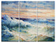"Waves During Storm" Painting Metal Wall Art, 3 Panels, 36"x28"