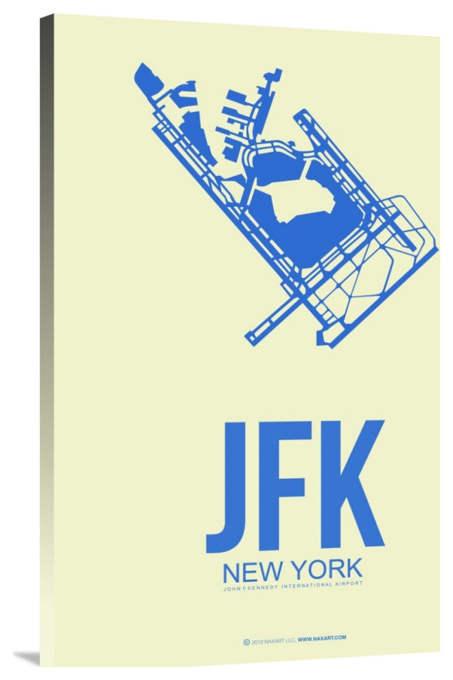 "JFK New York Poster 3" Fine Art Print