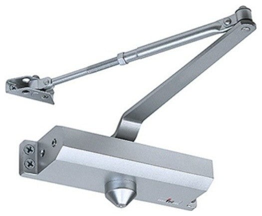 Tell DC100005 Commercial Grade 3 Standard Duty Door Closer, Aluminum Finish