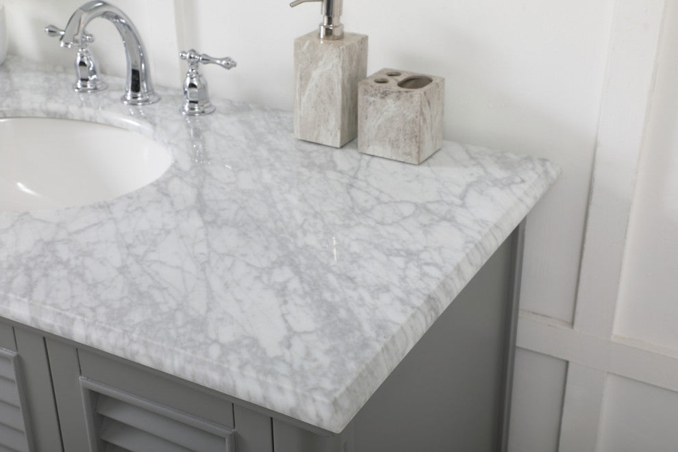 Home Living 48" Single Bathroom Vanity, Gray