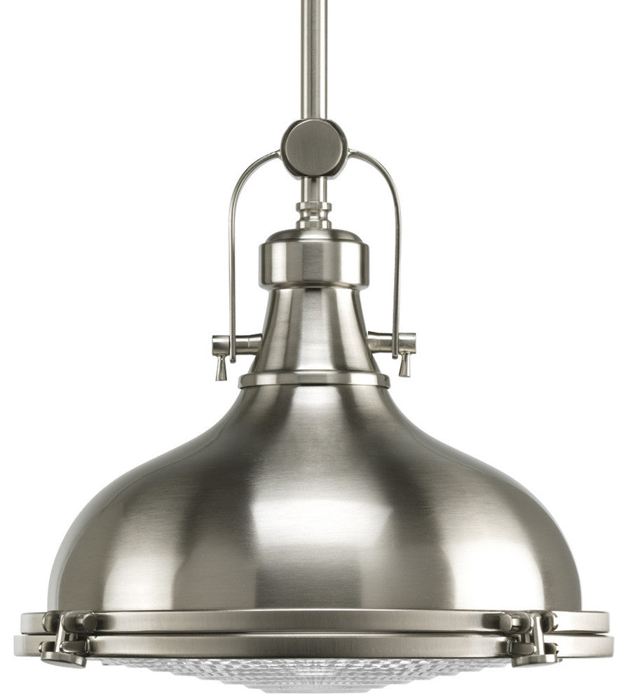 1-Light Pendant, Brushed Nickel