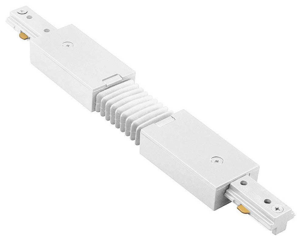 WAC Lighting L Track Flexible Track Connector in White