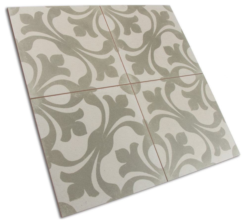 Kings Nouveau Sage Ceramic Floor and Wall Tile