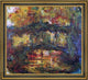 Claude Oscar Monet The Japanese Bridge - 16" x 20" Framed Premium Canvas Print