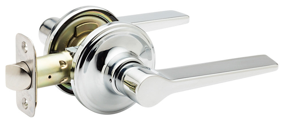 Scandinavian Style Passage Lever, Polished Stainless