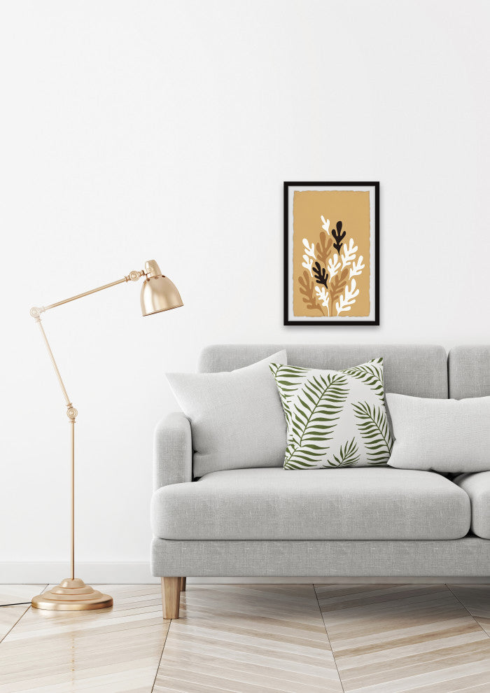 "Leaf Collection" Framed Painting Print, 30x45