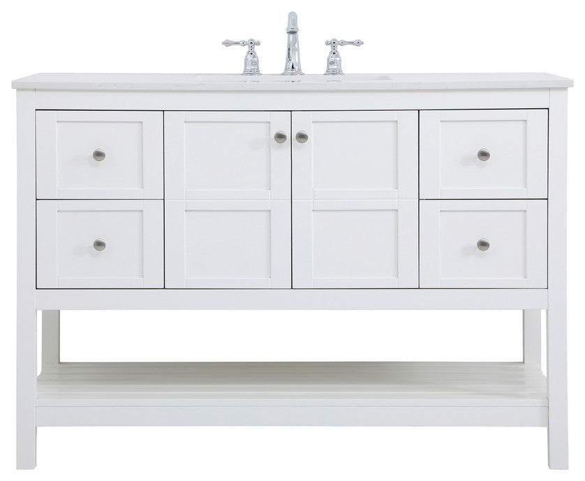 Tucker White 48" Single Sink Bathroom Vanity