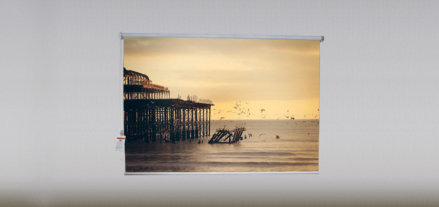 "Pelican Wreck" Artwork, 6' Shade, Blackout, Left