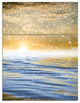 "Sunset Over the Sea With Snow" Skyscape Photo Wall Art, 3 Panels, 28"x36"