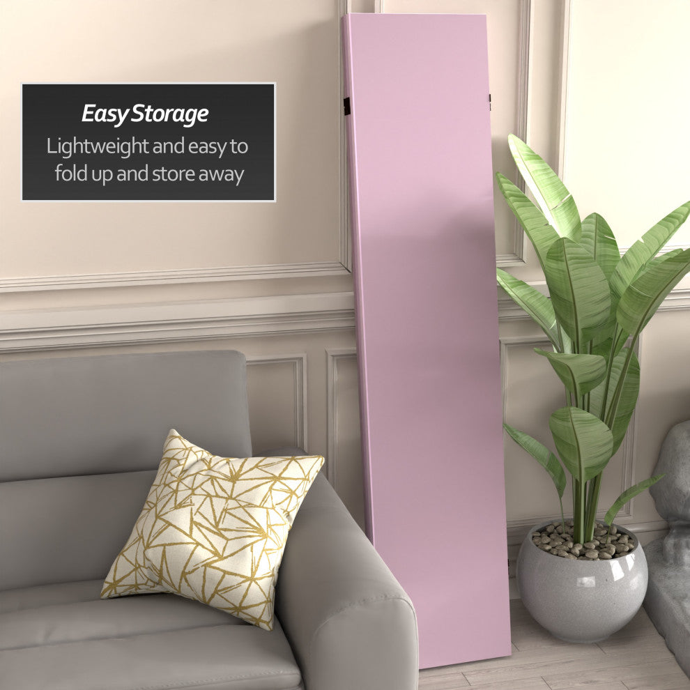 6' Tall Double Sided Lilac Palette Canvas Room Divider