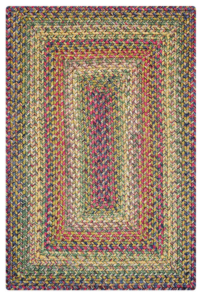 Homespice Decor Rainforest Indoor/Outdoor Braided Rug 8' x 10'(Rectangle)