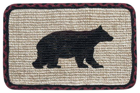 Cabin Bear Wicker Weave Sample 10"x15"