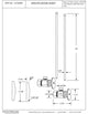 Faucet Kit - 5/8" Od X 3/8" Od X 20" Bullnose In Polished Chrome