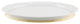 Arienne 12" Platter, White & 24k Gold