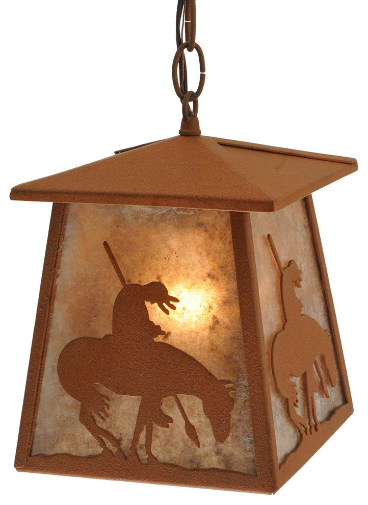 7Sq Trails End Lantern Pendant