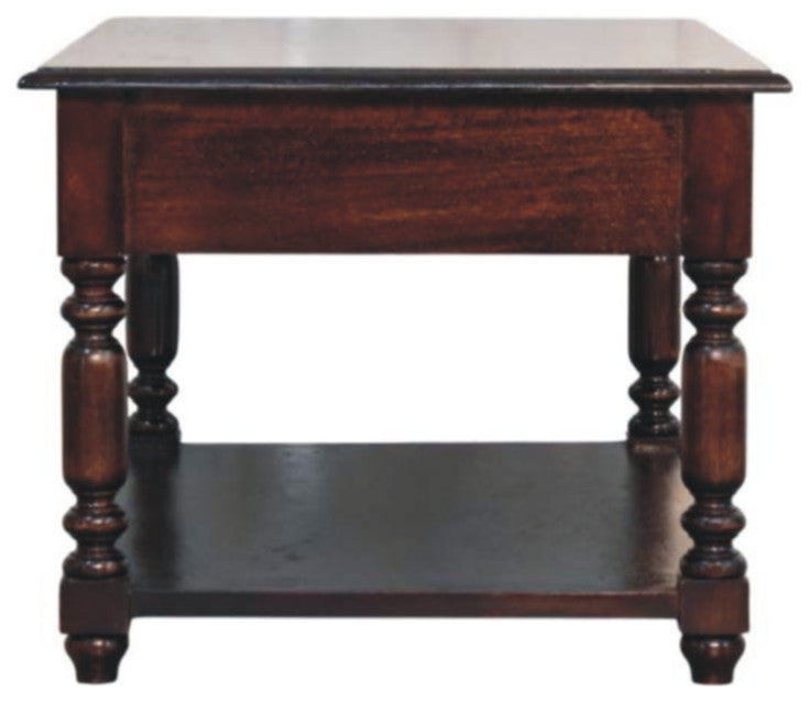Console Table Turned Legs Cherry Artisan Furniture