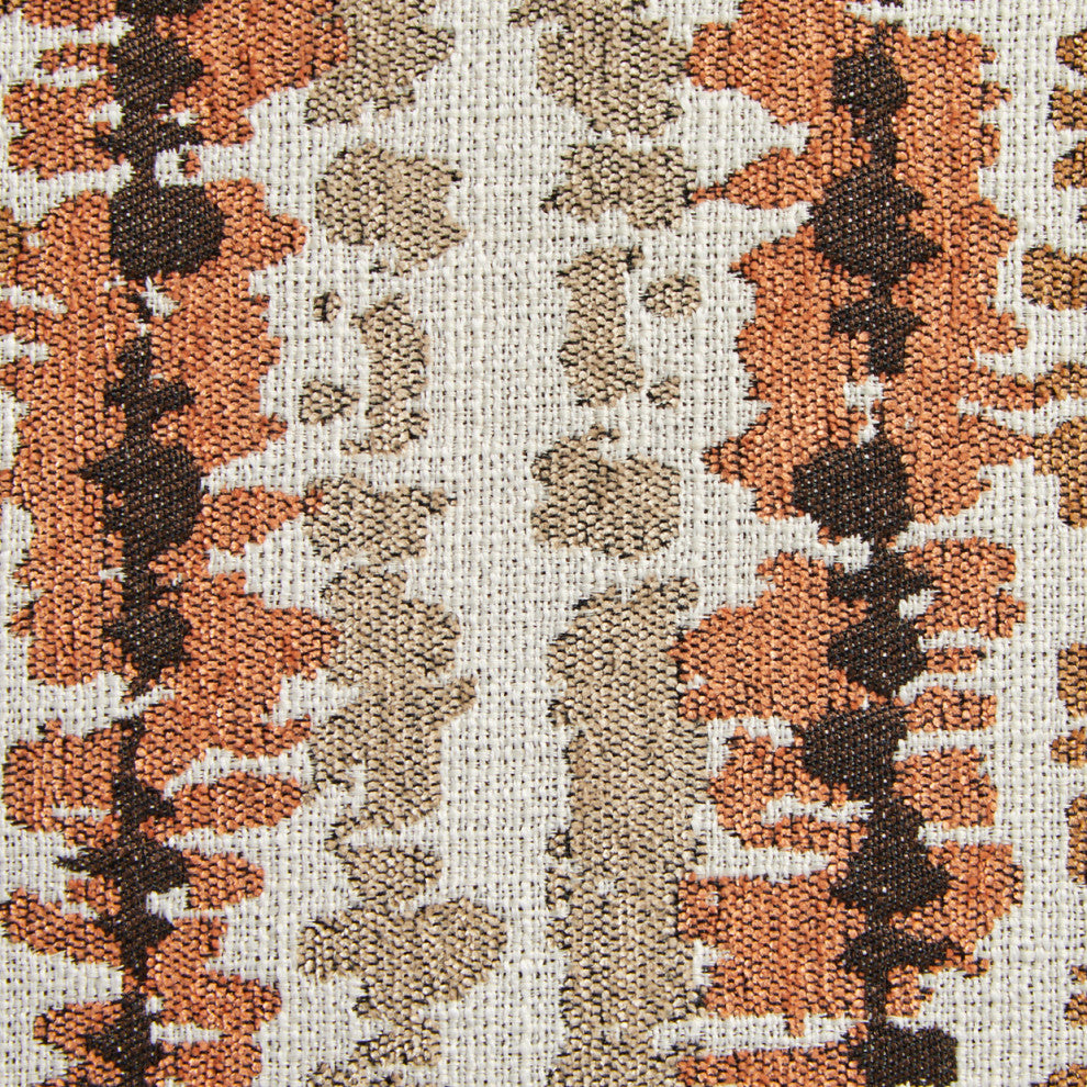 Sundance Antigua 21" Square Throw Pillow, Set of 2, Spice Orange