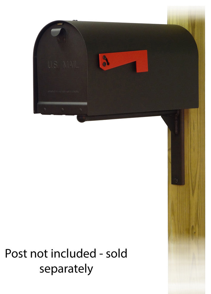 Titan Steel Curbside Mailbox With Ashley Front Single Mailbox Mounting Bracket