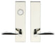 Stratus Lever, Tubular Dummy Entry With Dummy Cylinder, Polished Stainless Steel