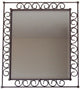 Hoop Beveled II Wrought Iron Mirror