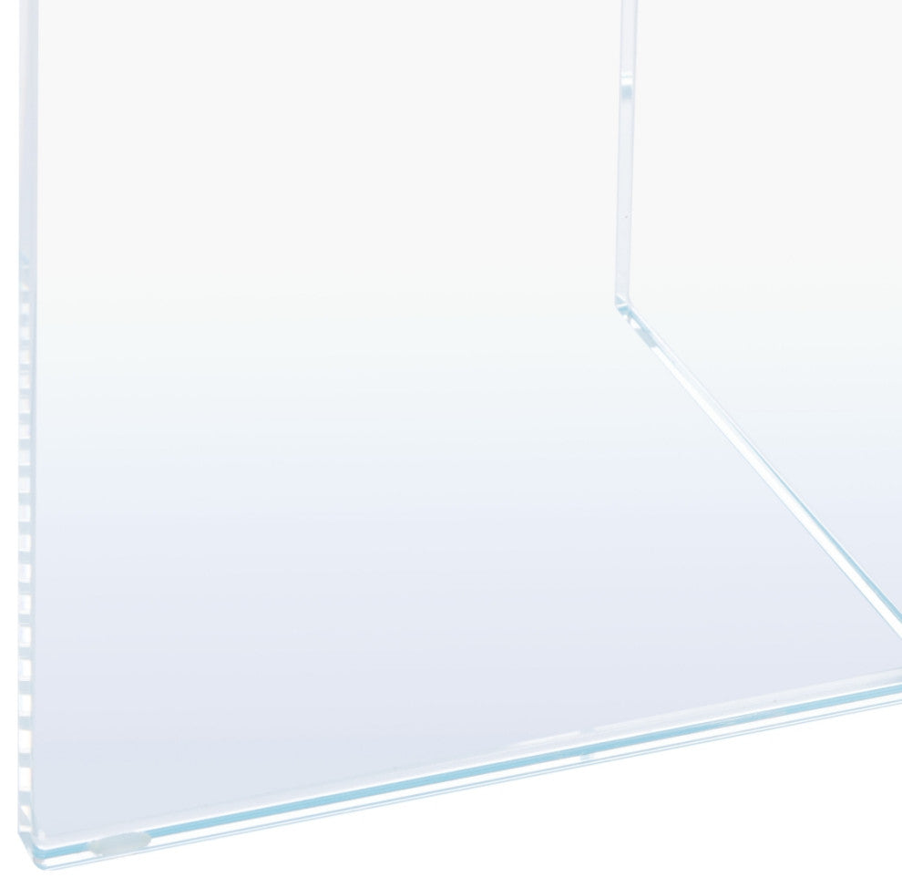 Safavieh Couture Edward Acryllic Accent Table, Turquoise