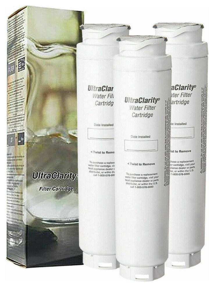 3 Pack Fits Bosch UltraClarity REPLFLTR10 9000 077104 Refrigerator Water Filter