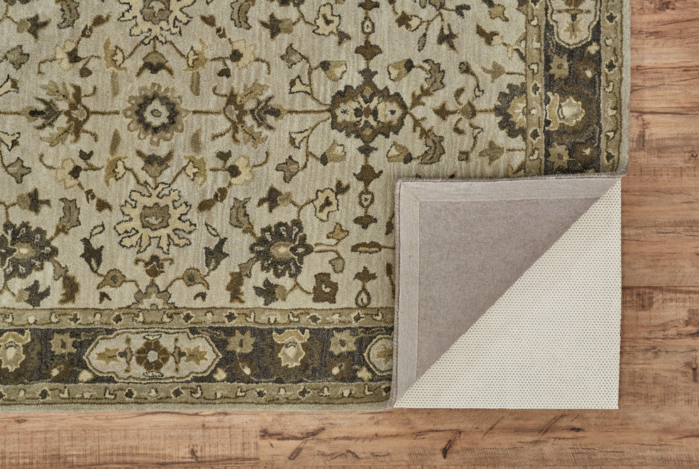 Weave & Wander Botticino Rug, Gray, 5'x8'
